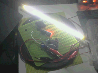 LEDテープライト12Vによる自動ON/OFFライト