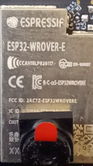 OV2460カメラ付き・技適対応ESP32 WROVER Eチップ搭載ESP32-WROVER-DEV v1.6