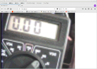 WiFi搭載マイコンESP32/CMOSカメラOV7670/PCブラウザでマルチメータDT-830Bを撮影
