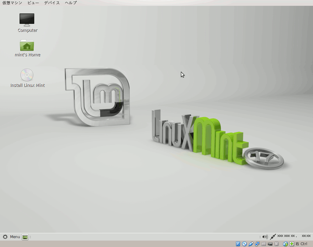 Linux Mint 17 Live版1