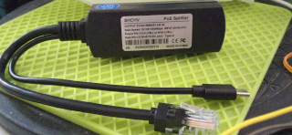PoEスプリッタ Type C 5V/4A 1Gbps ブラック AliExpress/DIYZone Store 2026/07/15到着分